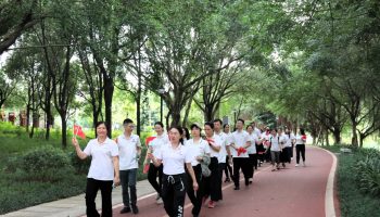 玉柴物流集團(tuán)開展七一健步走活動(dòng)